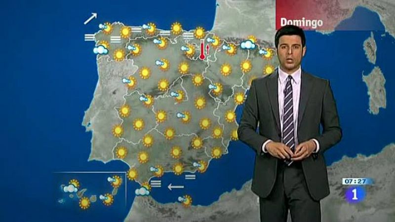  Nubes en el norte y tiempo despejado en el resto de España