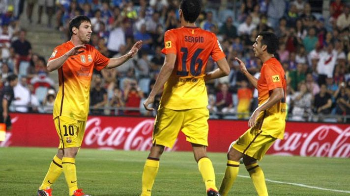 Telediario 1 - Un Barça cómodo en Liga pone rumbo a la Champions