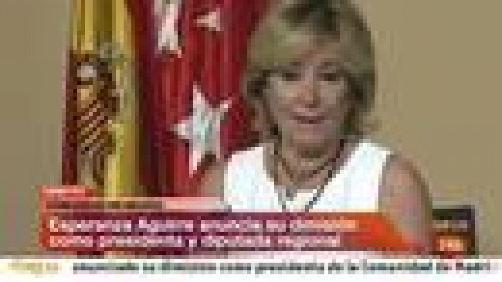 Informativo 24h: Aguirre se emociona al dimitir | RTVE Play