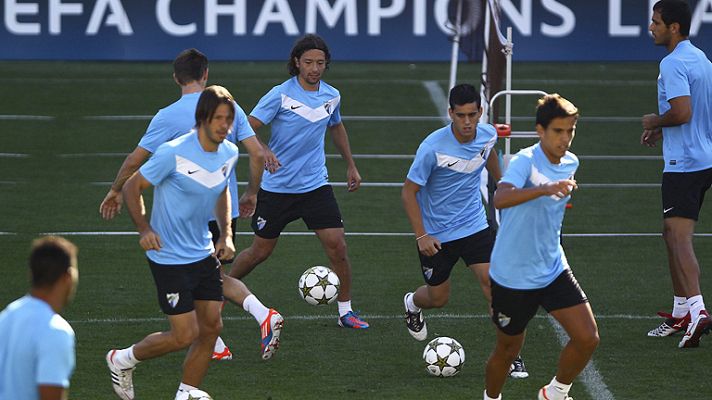 Telediario 1 - Cita histórica del Málaga