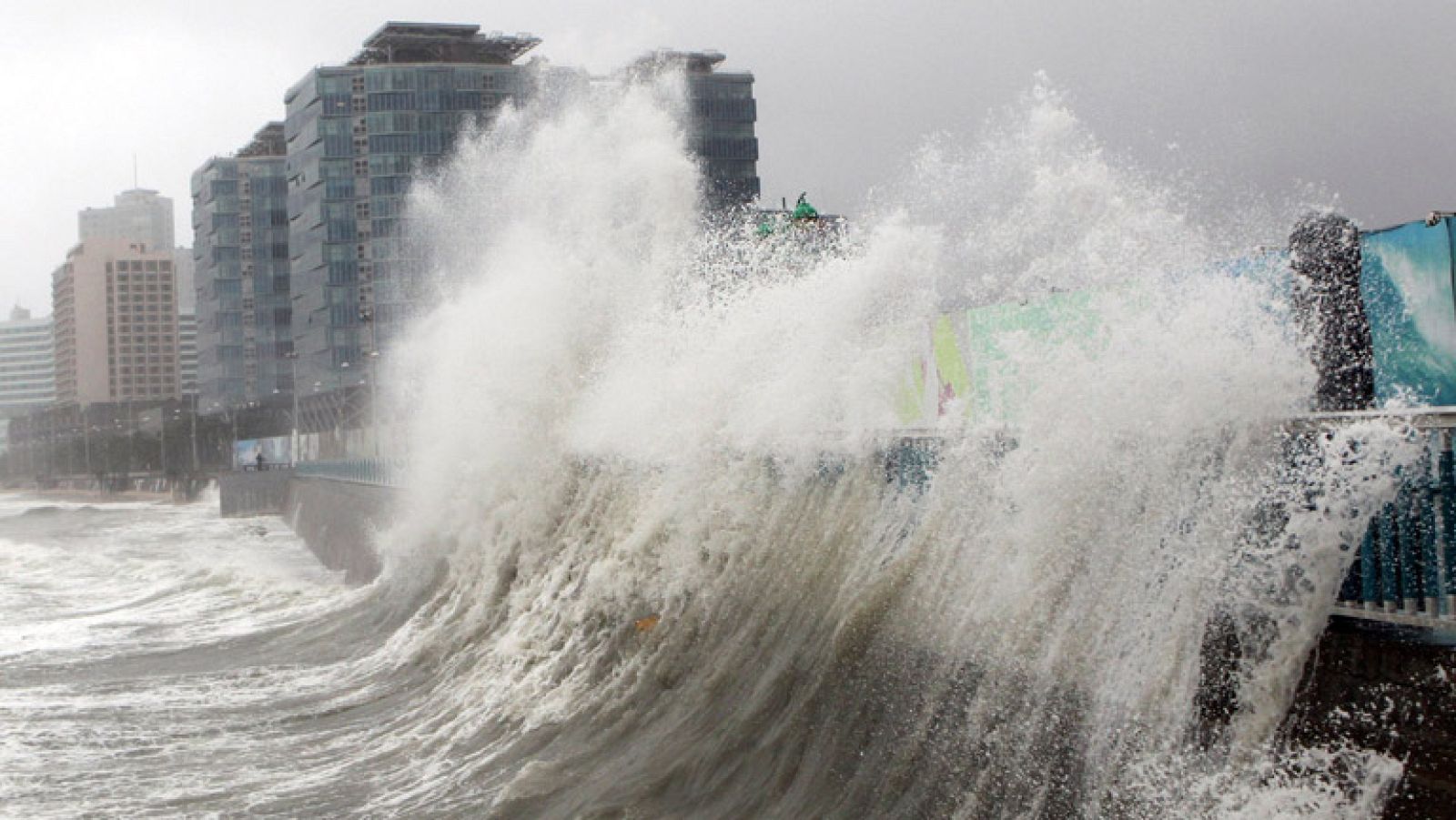 La llegada del tifón "Sanba" hoy a Corea del Sur, con lluvias torrenciales y fuertes vientos, ha ocasionado un muerto y dos heridos, así como la evacuación de más de un millar de personas, informaron autoridades locales.