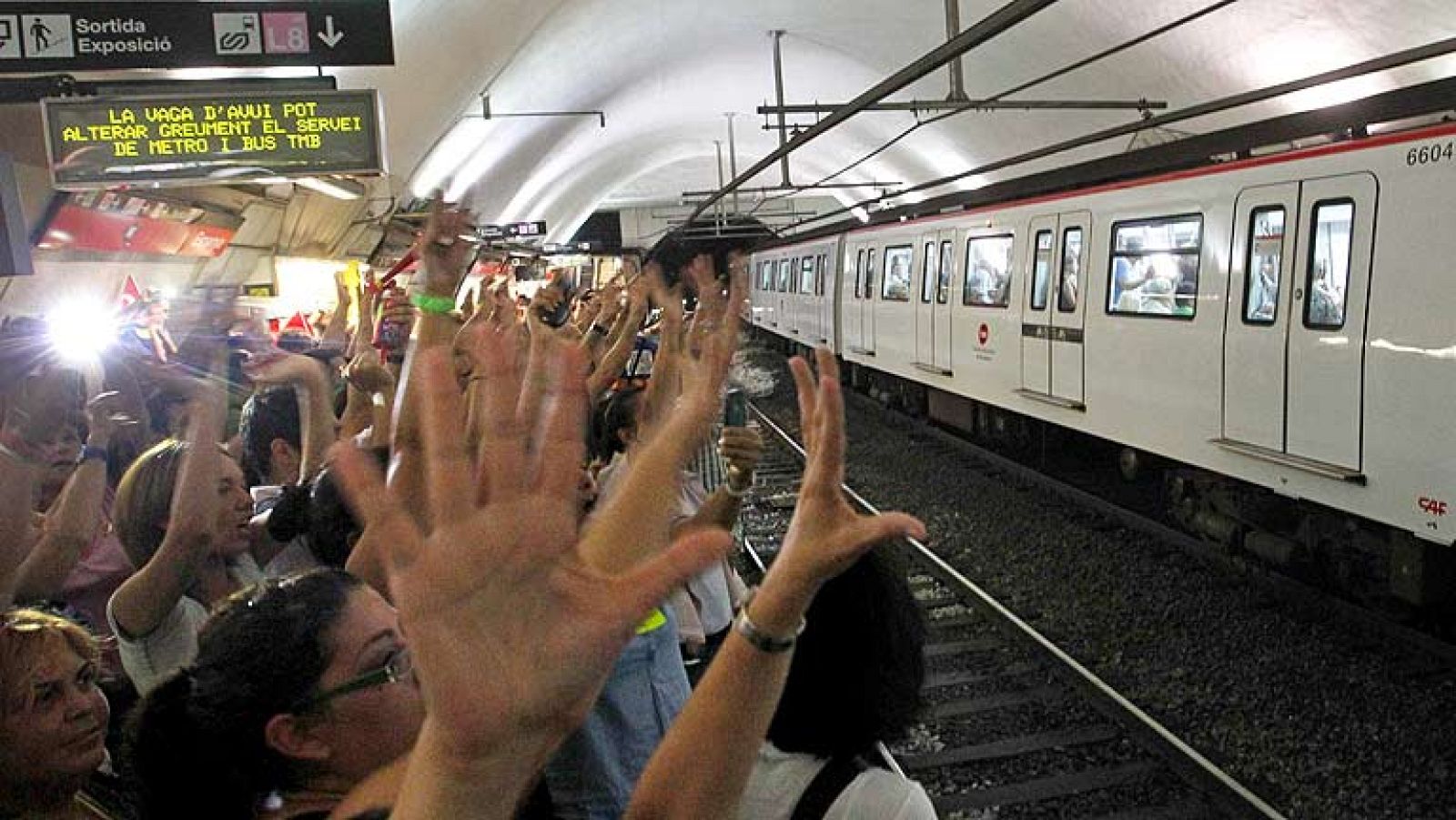 Segunda huelga contra la privatización del ferrocarril | Ver