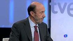 Rubalcaba "respeta" la decisión de Aguirre y le "desea lo mejor"