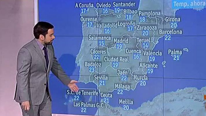 Cielos nubosos en casi todo el país y alerta por tormentas en Huesca, Lérida, Barcelona y Gerona