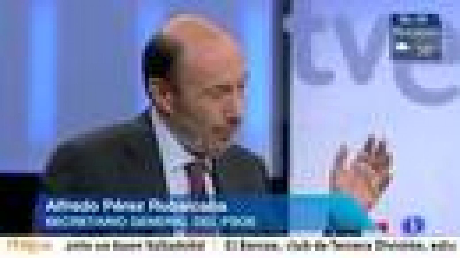 Telediario 1: Batería de totales de Alfredo Pérez Rubalcaba en TVE | RTVE Play