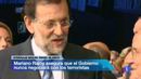 Rajoy: No negociaremos con ETA