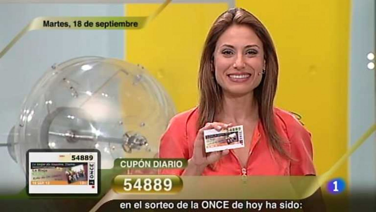 Sorteos ONCE: Sorteo ONCE - 18/09/12 | RTVE Play