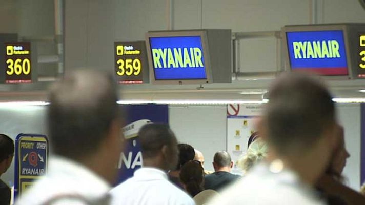 Telediario 1 - Ryanair acusa a Fomento