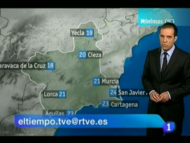  El tiempo en la comunidad de Murcia.(20/09/2012).