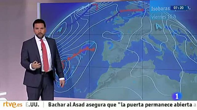 Ascenso de las temperaturas nocturnas en el cantábrico y alto Ebro