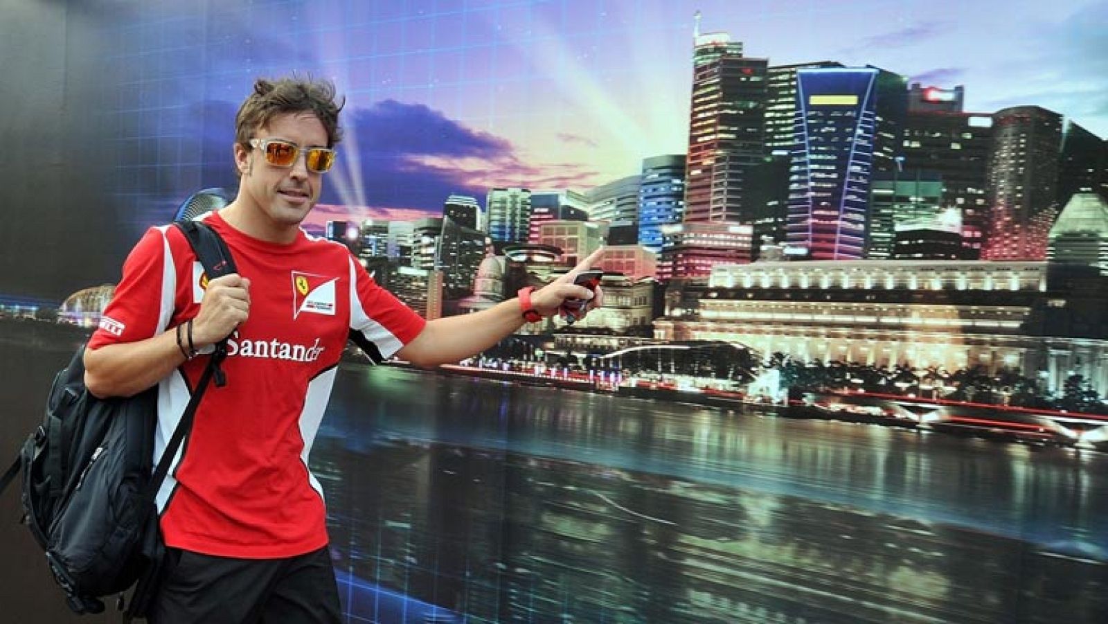 Los pilotos de Fórmula 1 se aclimatan en Singapur | Ver