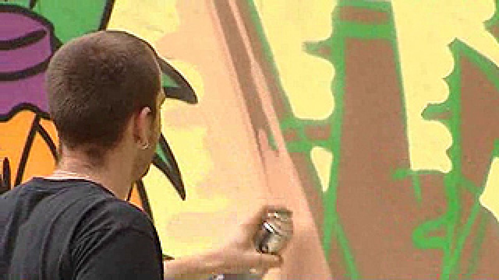 Taller de arte urbano.