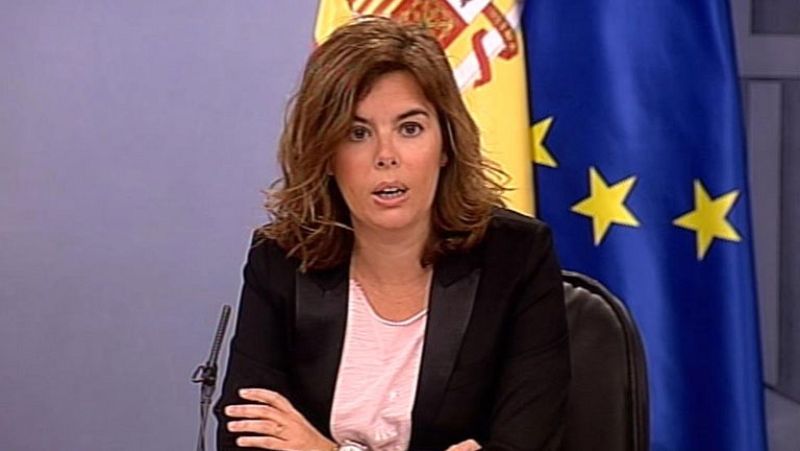 Soraya Sáez de Santamaría valora la reunión entre Rajoy y Mas