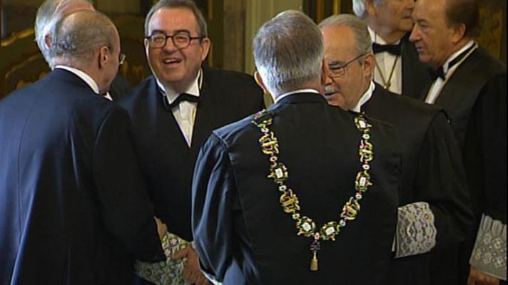 Telediario 1 - Junta de jueces en toda España