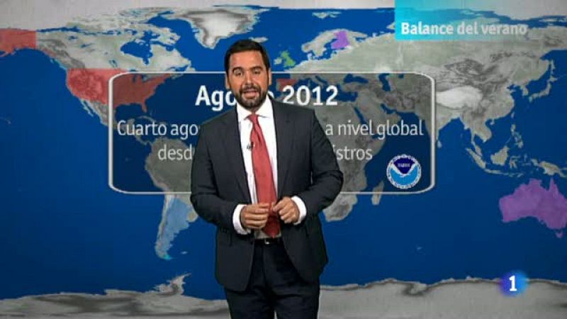 La NOAA ha emitido su informe sobre el mes de agosto. Ha sido el cuarto mes más cálido desde que hay registros.