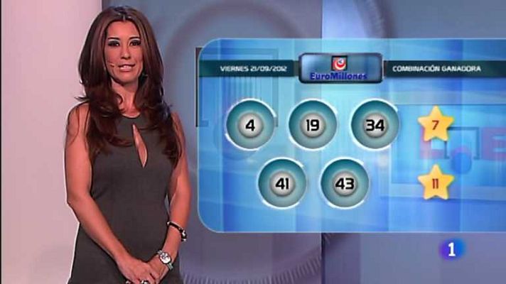 Loterías - Bonoloto + Euromillones - 21/09/12