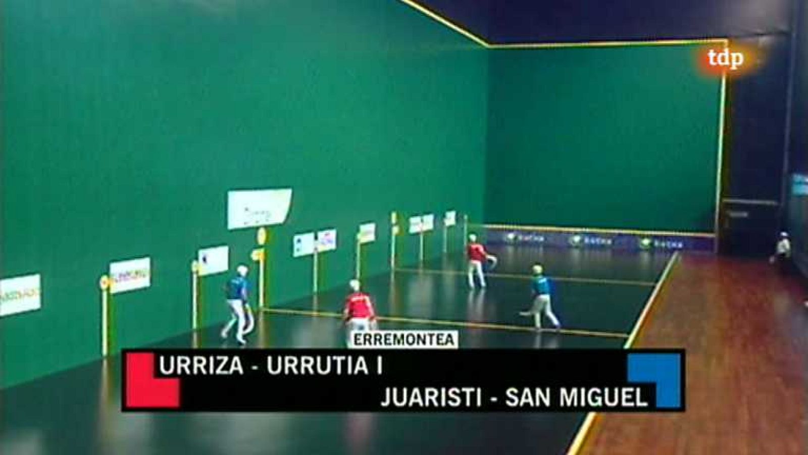 Remonte - Partido parejas: Urriza/Urrutia I-Juaristin/Sanmiguel - Ver ahora