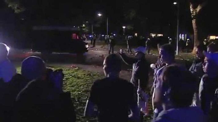 Telediario 1 - Disturbios en MTV Madrid