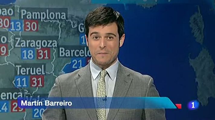 El tiempo - Precipitaciones localmente fuertes en el norte peninsular y Canarias