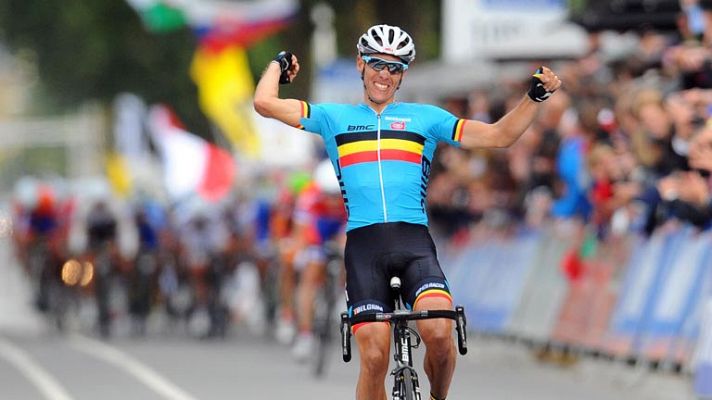 Triunfo de Gilbert en el mundial de ciclismo 2012