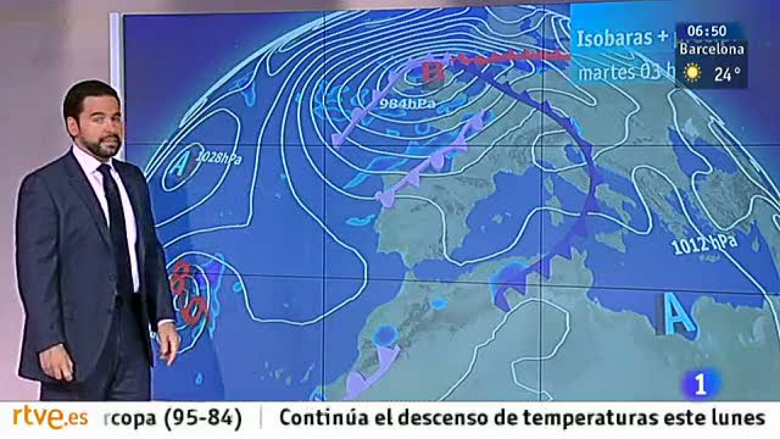 El tiempo: Chubascos fuertes en Canarias y bajada notable de las temperaturas | RTVE Play