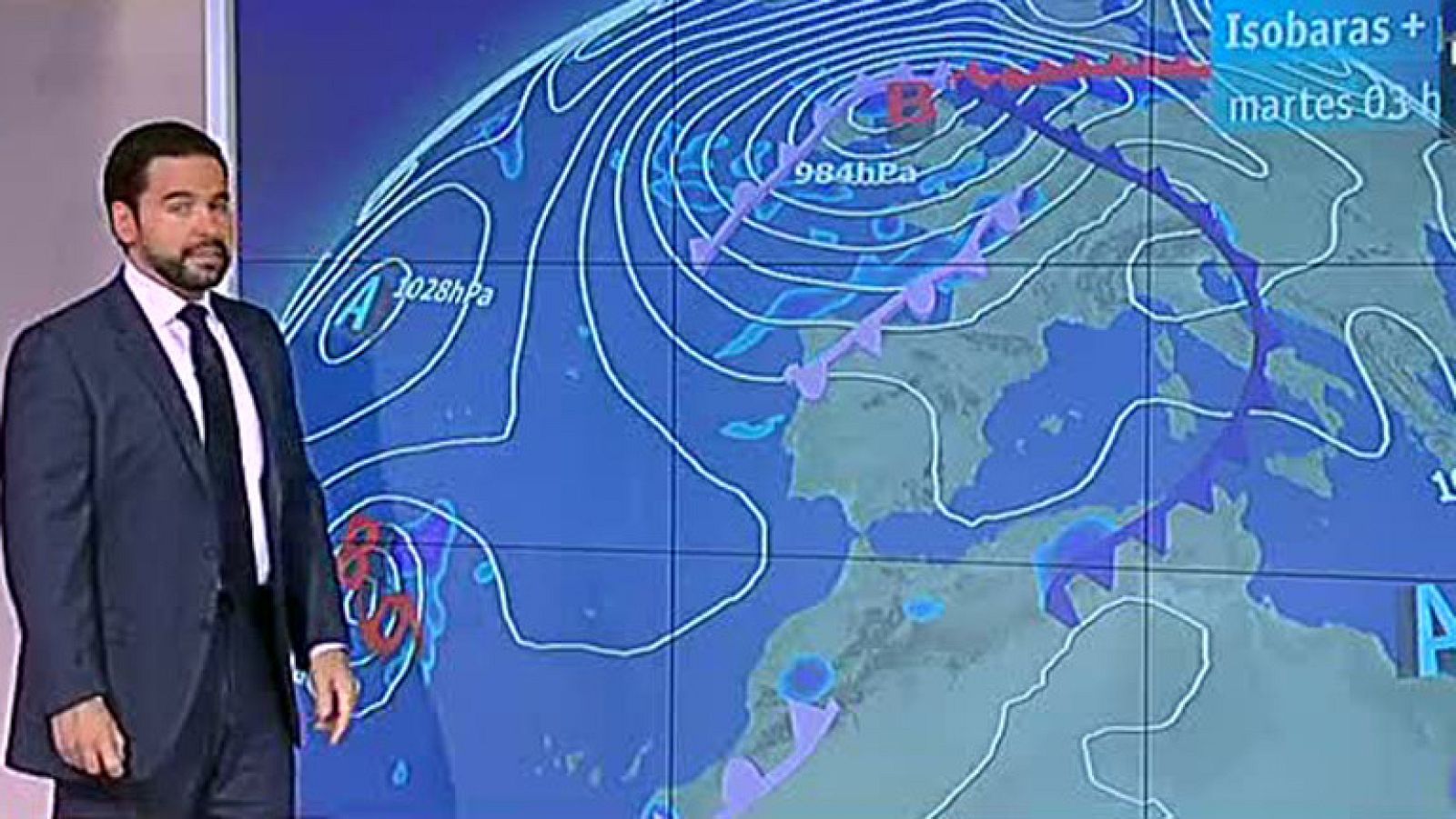 Chubascos fuertes en Canarias y bajada notable de las temperaturas