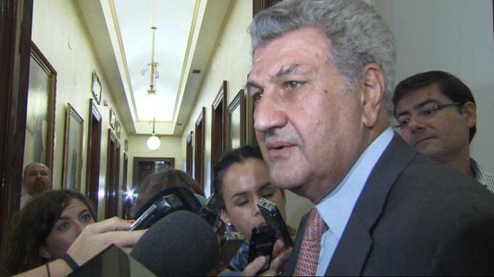 Telediario 1 - Protección policial en el Congreso