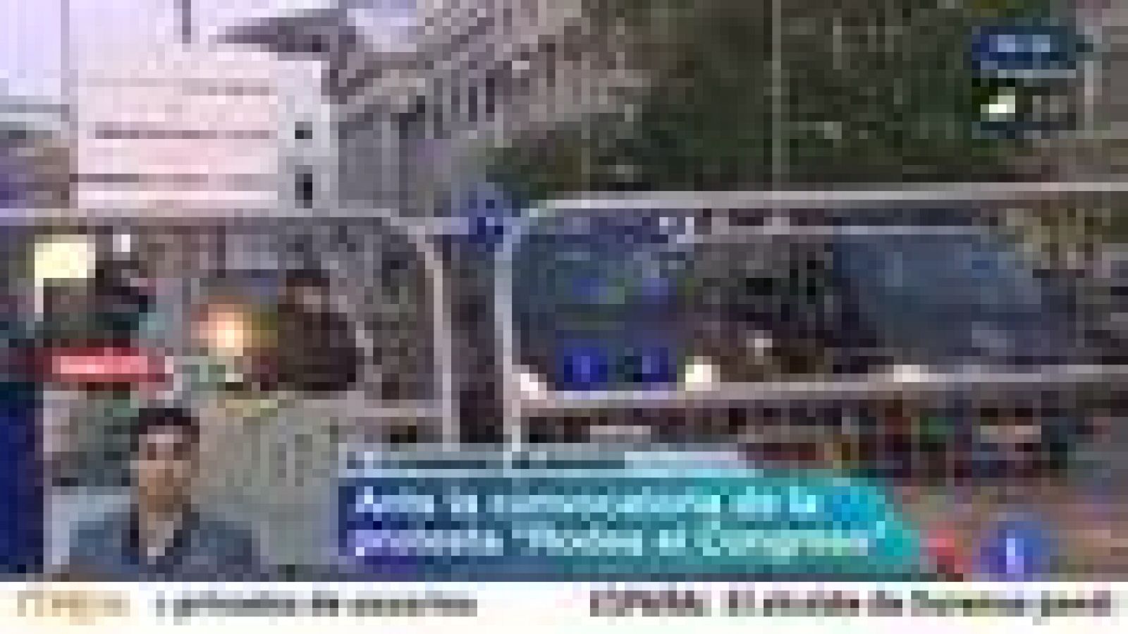 El Congreso amanece blindado por la Policía por la protesta del 25S - Informativo 24h | Ver