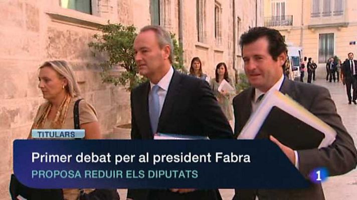 L'informatiu - Comunitat Valenciana - La Comunidad Valenciana en 2' - 25/09/12