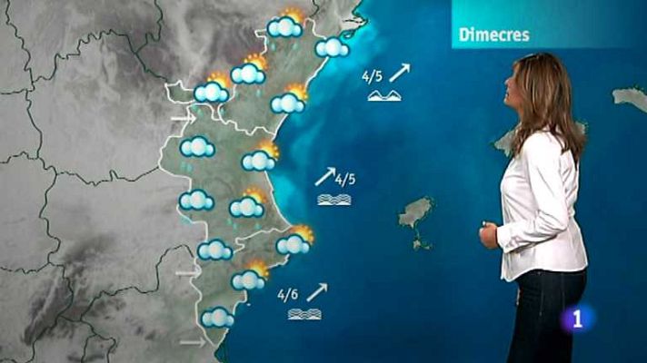 L'informatiu - Comunitat Valenciana - El tiempo en la Comunidad Valenciana - 25/09/12