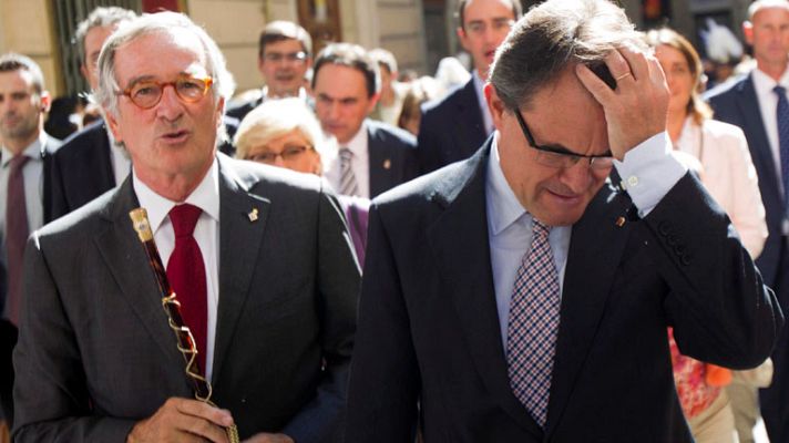 Telediario 1 - ¿Anunciará Mas elecciones?