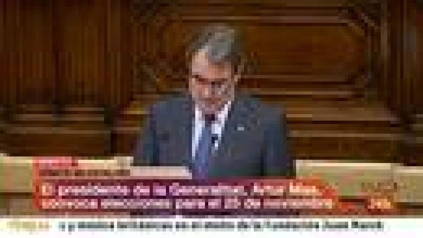 Mas: "Ha llegado la hora de ejercer el derecho a la autodeterminación" - Informativo 24h | Ver
