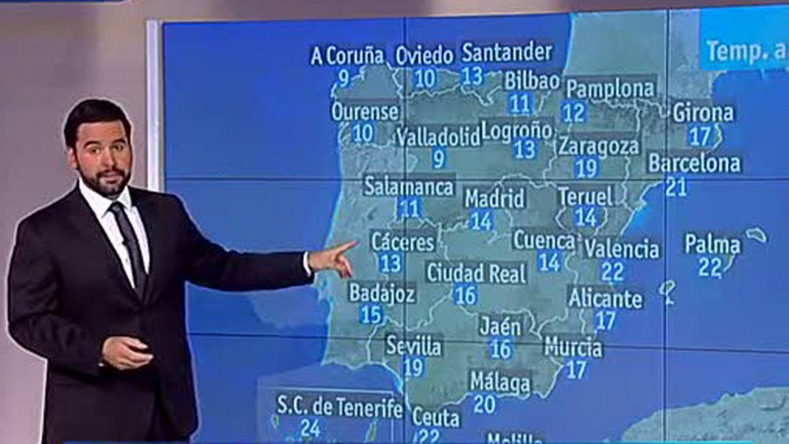 Lluvias en Andalucía y Pirineos y descenso general de temperaturas