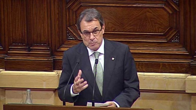 El presidente de la Generalitat dice que promoverá un referéndum de autodeterminación 