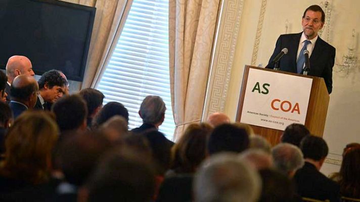 Telediario 1 - Rajoy, en Nueva York