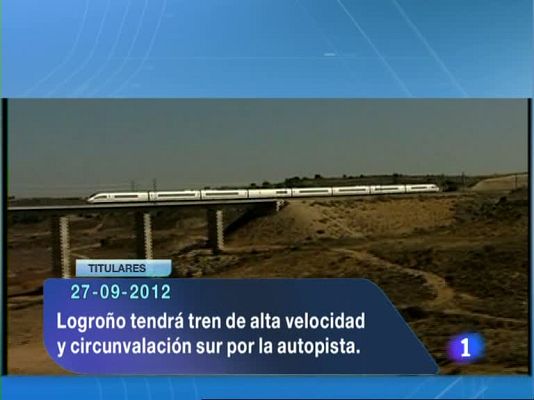 Informativo Telerioja - Telerioja en 2' - 27/09/12