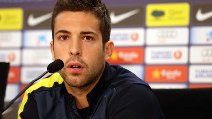 Telediario 1 - Jordi Alba desmiente que jugara enfermo con la selección