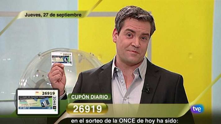 Sorteo ONCE - 27/09/12