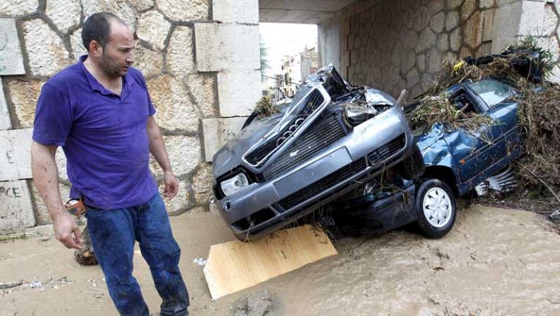 Las intensas lluvias han tenido un efecto devastador en la provincia de Málaga