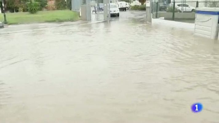 Telediario 1 - Tormentas y fuertes lluvias