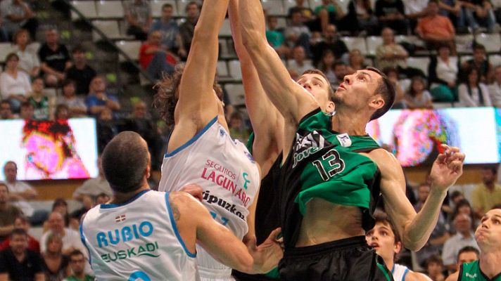 Telediario 1 - Joventut vence con solvencia al Lagun Aro