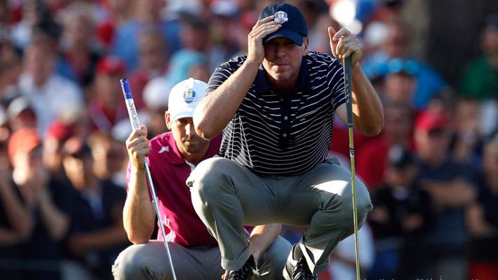 Telediario 1 - Estados Unidos domina y se acerca a la Ryder