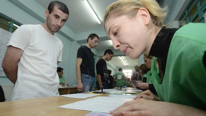 Telediario 1 - Elecciones en Georgia