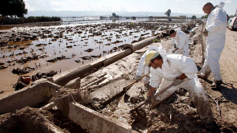 En una primera estimación las aseguradoras cifran en 120 millones los daños por las lluvias