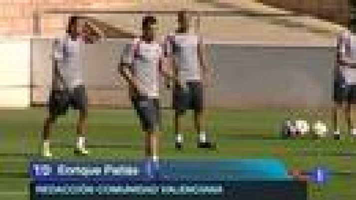 Telediario 1 - Pellegrino, preocupado por las bajas del Valencia en defensa