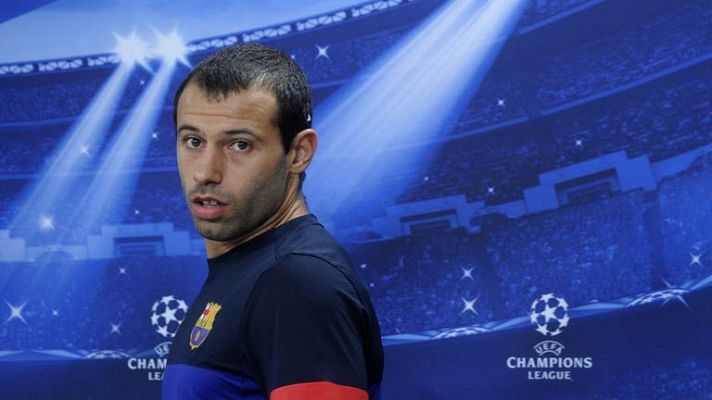 Desafío Champions - Mascherano: "Le tengo respeto al Benfica, lo he sufrido en carne propia"