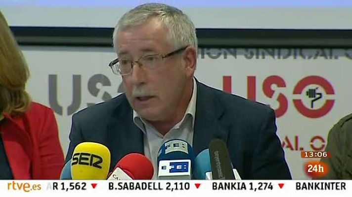Informativo 24h - CC.OO. y UGT, sobre cifras de paro