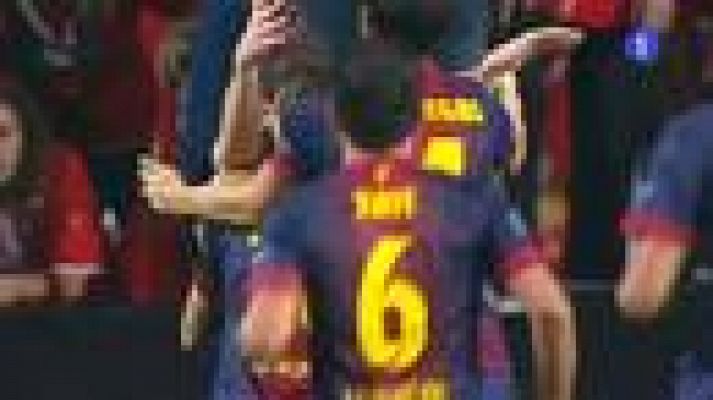 Champions League - Alexis abre el marcador (0-1)