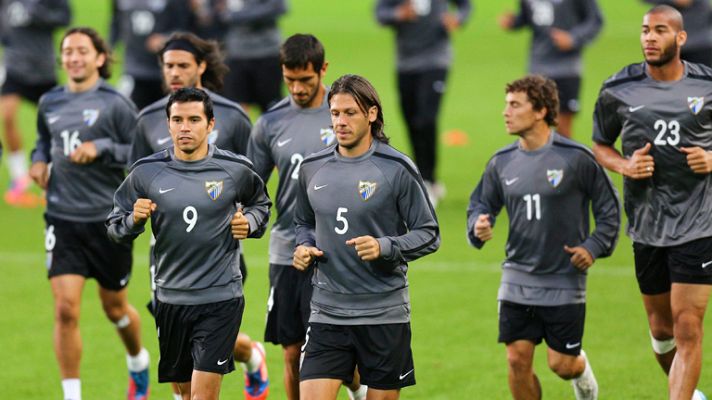 Telediario 1 - El Málaga solo piensa en ganar al Anderlecht