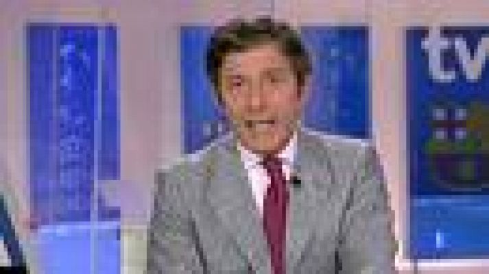 Telediario 1 - Puyol, dos meses de baja, por su luxación de codo